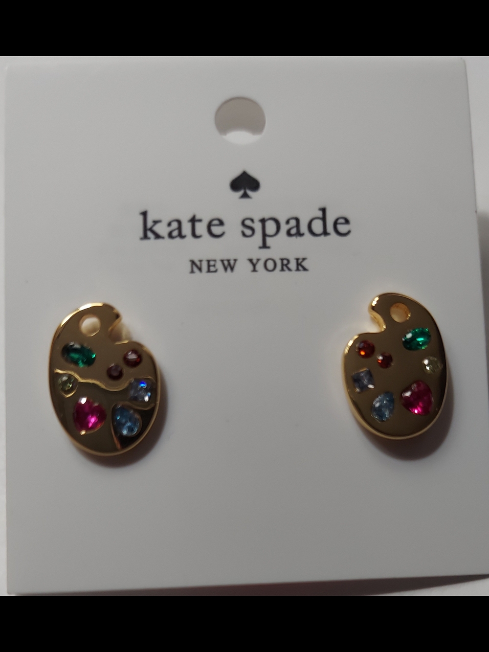 kate spade New York Gold Painter Palette Stud Earrings - Multicolor